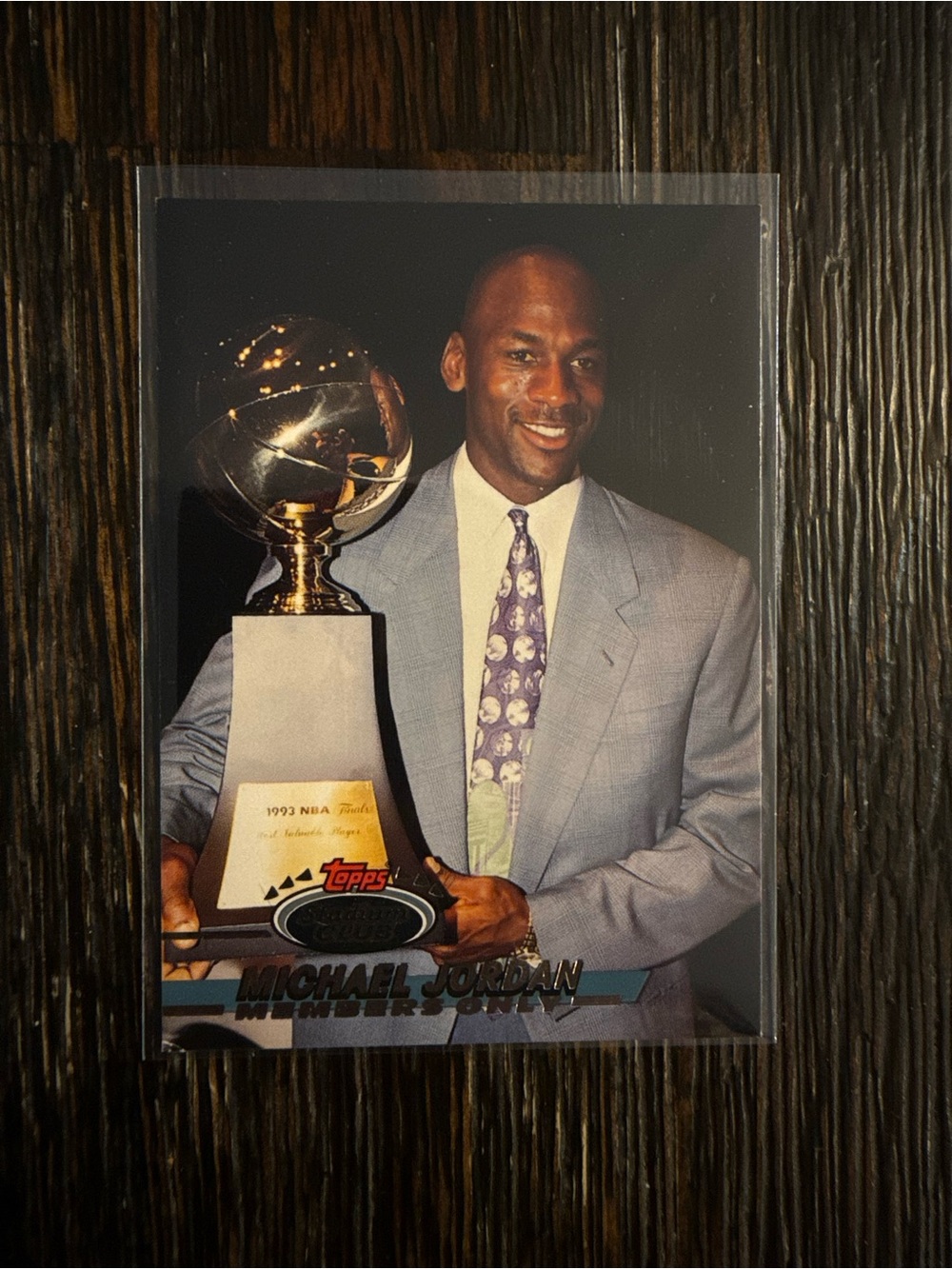 Michael Jordan Members Only card